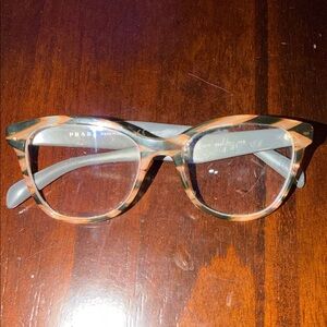 Prada Brown and Black Tortoiseshell Glasses